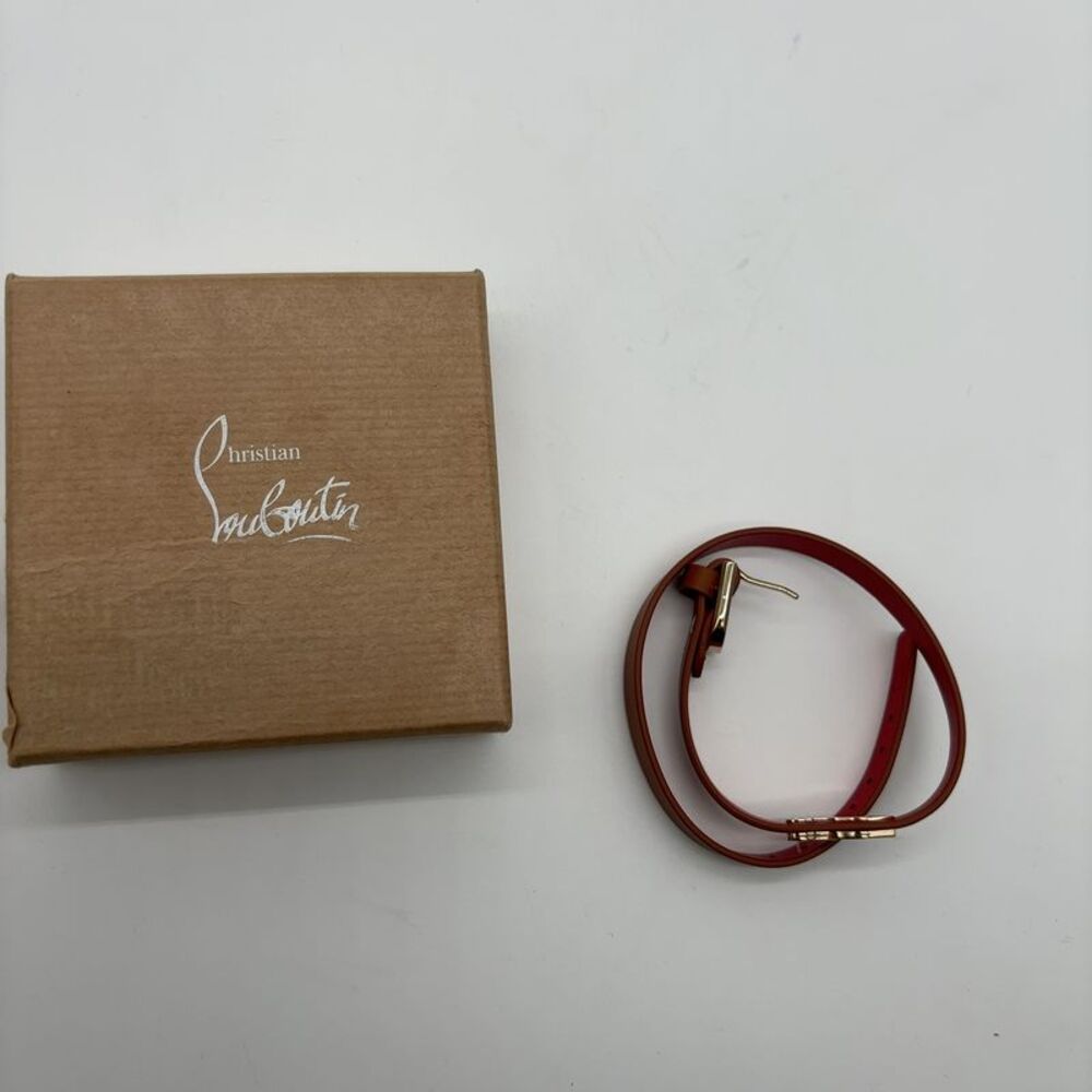Christian Louboutin Leather Belt Bracelet